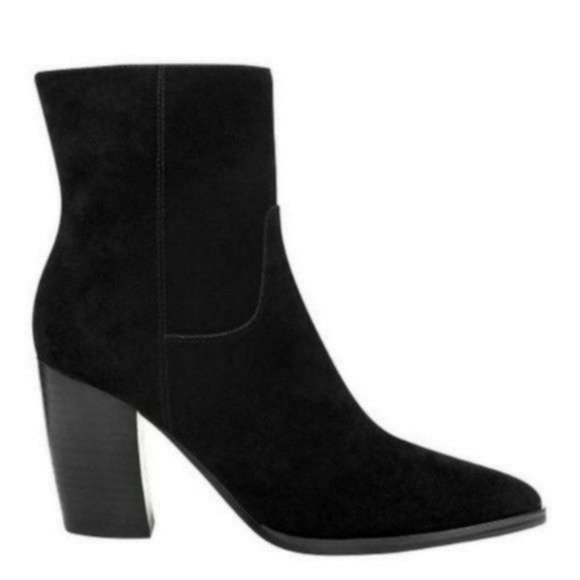 Marc Fisher Shoes - Marc Fisher LTD Giana Black Suede Booties